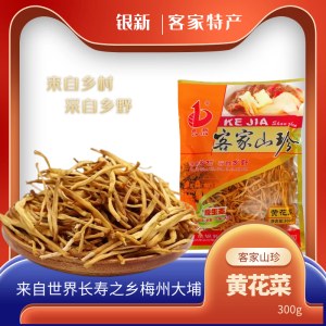 广东梅州大埔银新牌黄花菜300g